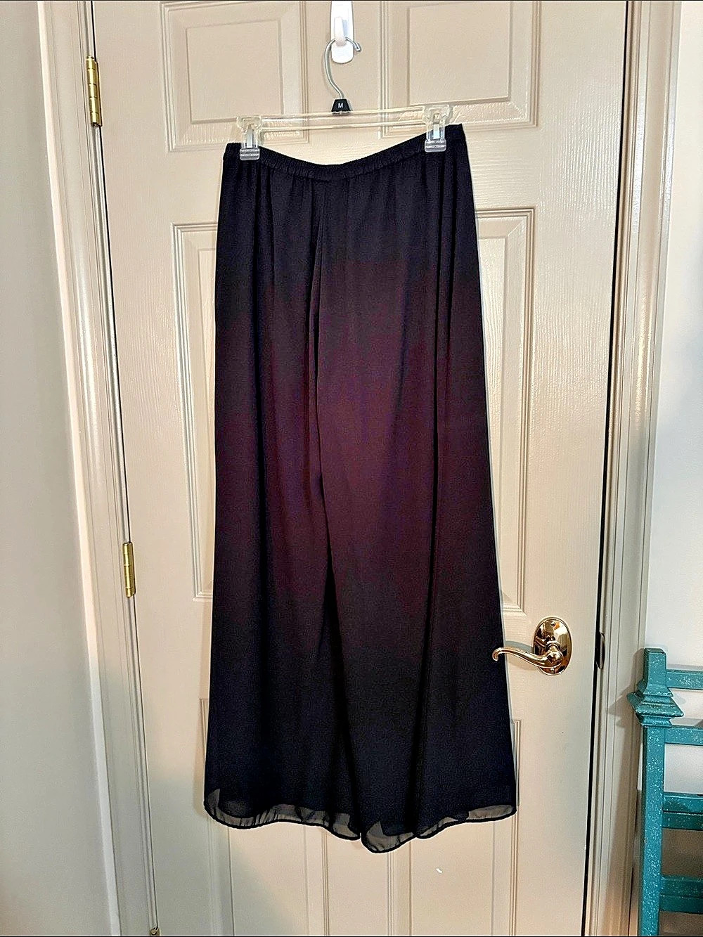 Coldwater Creek Wide Leg Pants in Black Size 10